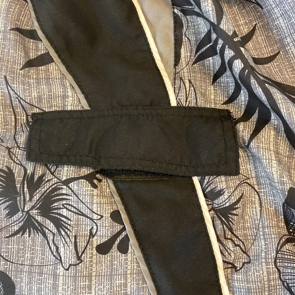OP Black and Gray Floral Board Shorts